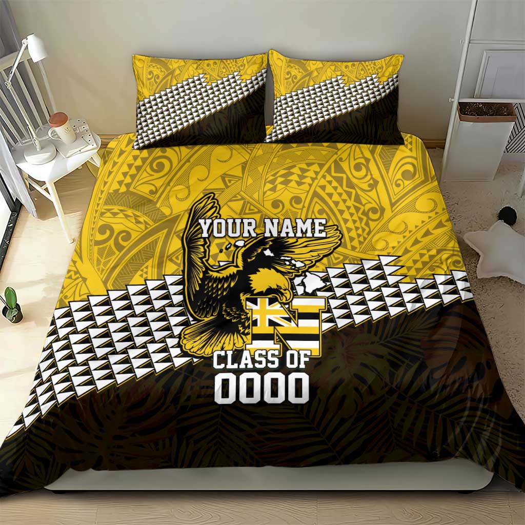 Hawaii Nanakuli High Alumni Custom Bedding Set Kanaka Arrows Tropical Vibes