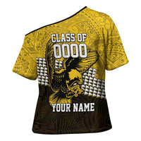 Hawaii Nanakuli High Alumni Custom Cross Shoulder Shirt Kanaka Arrows Tropical Vibes