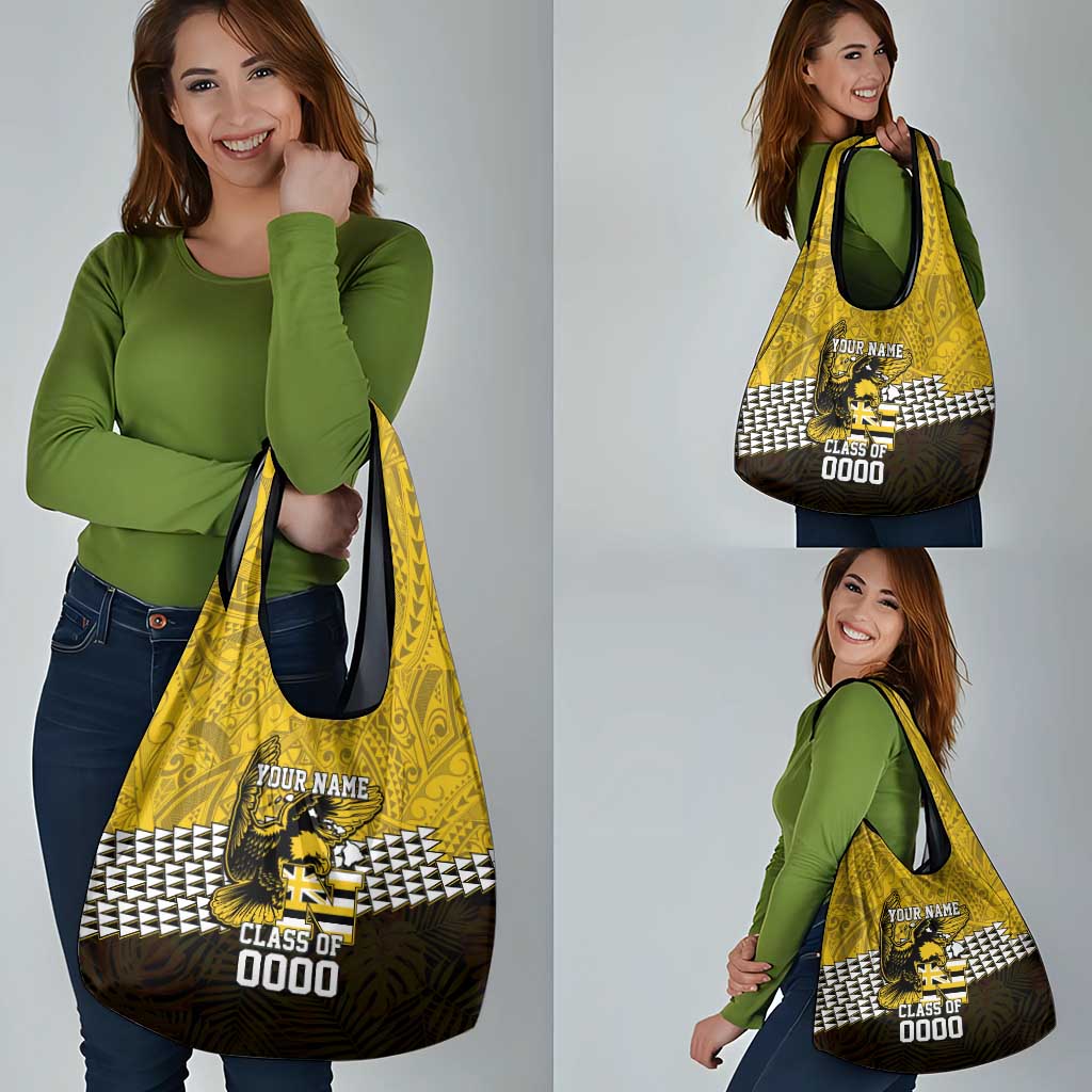 Hawaii Nanakuli High Alumni Custom Grocery Bag Kanaka Arrows Tropical Vibes