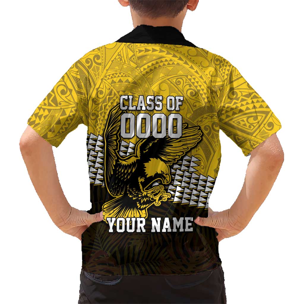 Hawaii Nanakuli High Alumni Custom Kid Hawaiian Shirt Kanaka Arrows Tropical Vibes