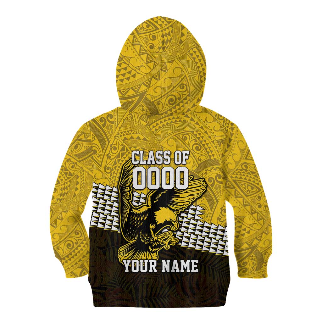 Hawaii Nanakuli High Alumni Custom Kid Hoodie Kanaka Arrows Tropical Vibes