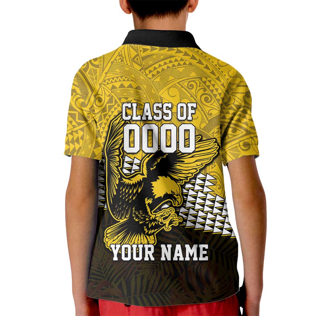 Hawaii Nanakuli High Alumni Custom Kid Polo Shirt Kanaka Arrows Tropical Vibes