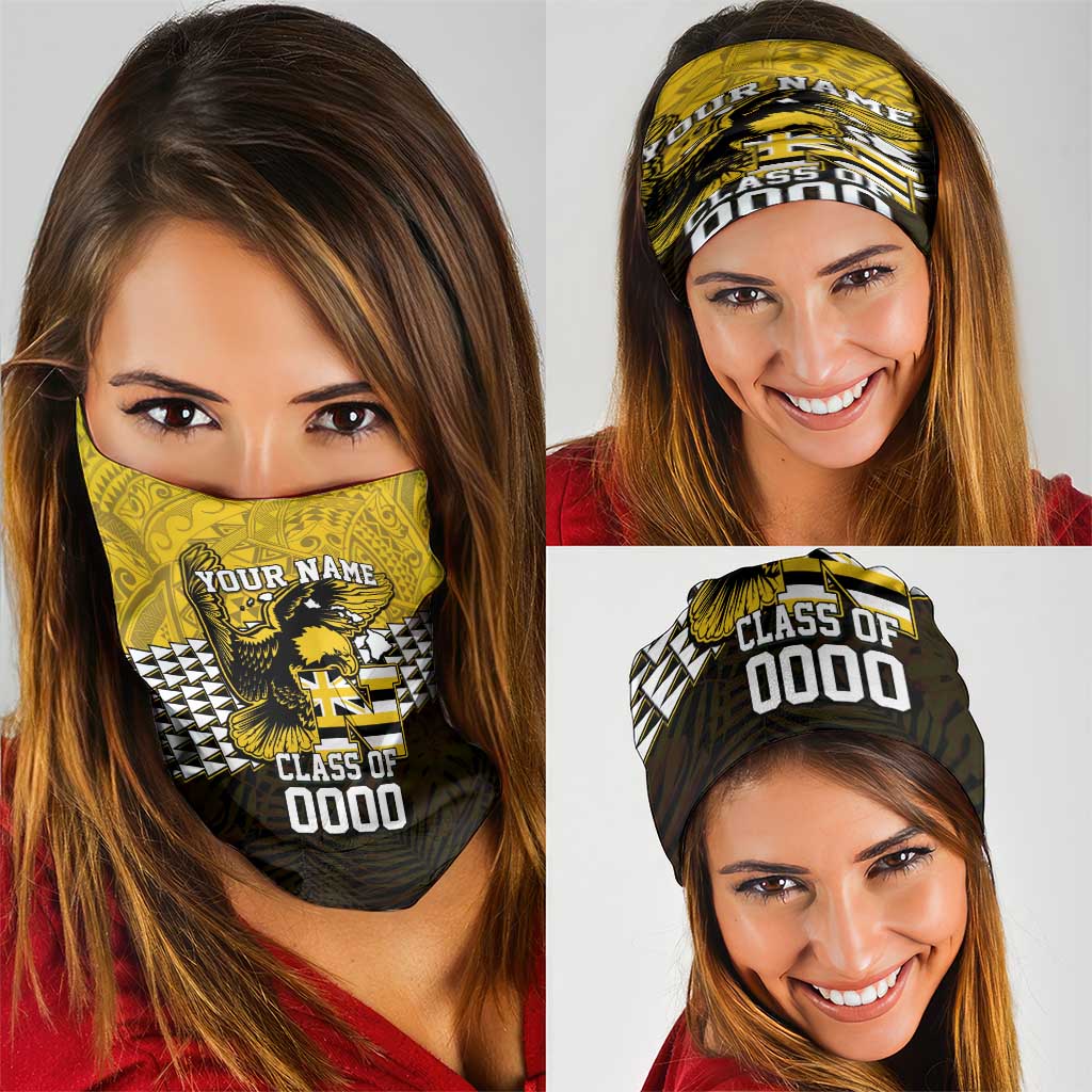 Hawaii Nanakuli High Alumni Custom Neck Gaiter Kanaka Arrows Tropical Vibes