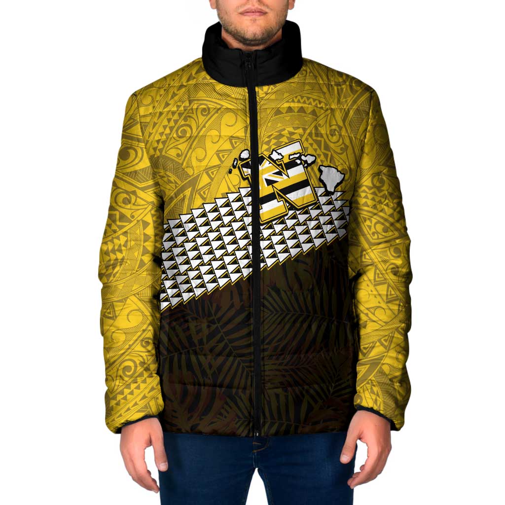 Hawaii Nanakuli High Alumni Custom Padded Jacket Kanaka Arrows Tropical Vibes