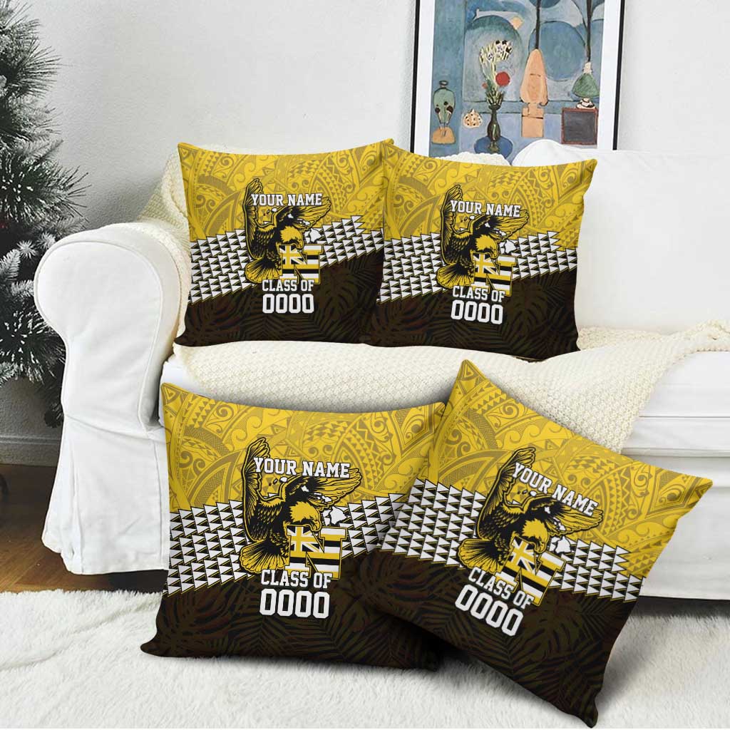 Hawaii Nanakuli High Alumni Custom Pillow Cover Kanaka Arrows Tropical Vibes