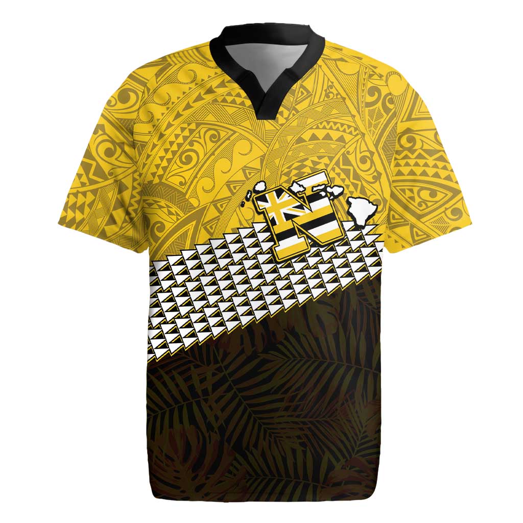 Hawaii Nanakuli High Alumni Custom Rugby Jersey Kanaka Arrows Tropical Vibes