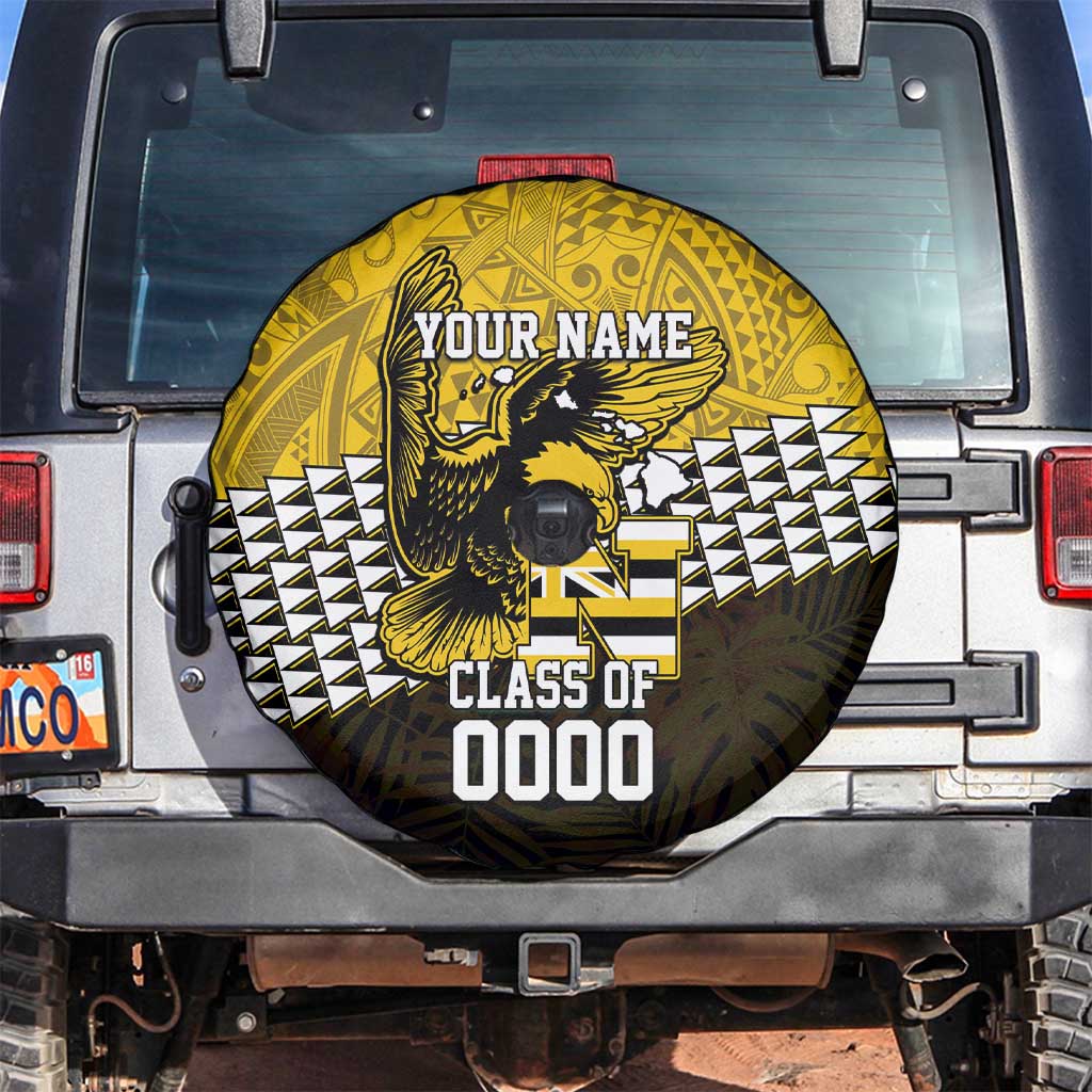 Hawaii Nanakuli High Alumni Custom Spare Tire Cover Kanaka Arrows Tropical Vibes