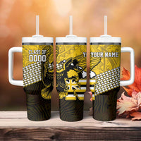 Hawaii Nanakuli High Alumni Custom Tumbler With Handle Kanaka Arrows Tropical Vibes