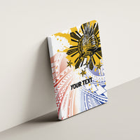 Philippines Independence Day Canvas Wall Art Eagle Mix Filipino Flag Tribal Style