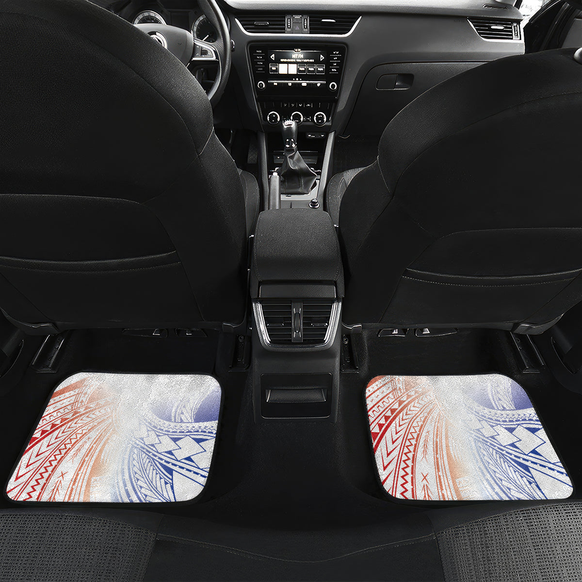Philippines Independence Day Car Mats Eagle Mix Filipino Flag Tribal Style