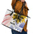 Philippines Independence Day Leather Tote Bag Eagle Mix Filipino Flag Tribal Style