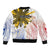 Philippines Independence Day Sleeve Zip Bomber Jacket Eagle Mix Filipino Flag Tribal Style