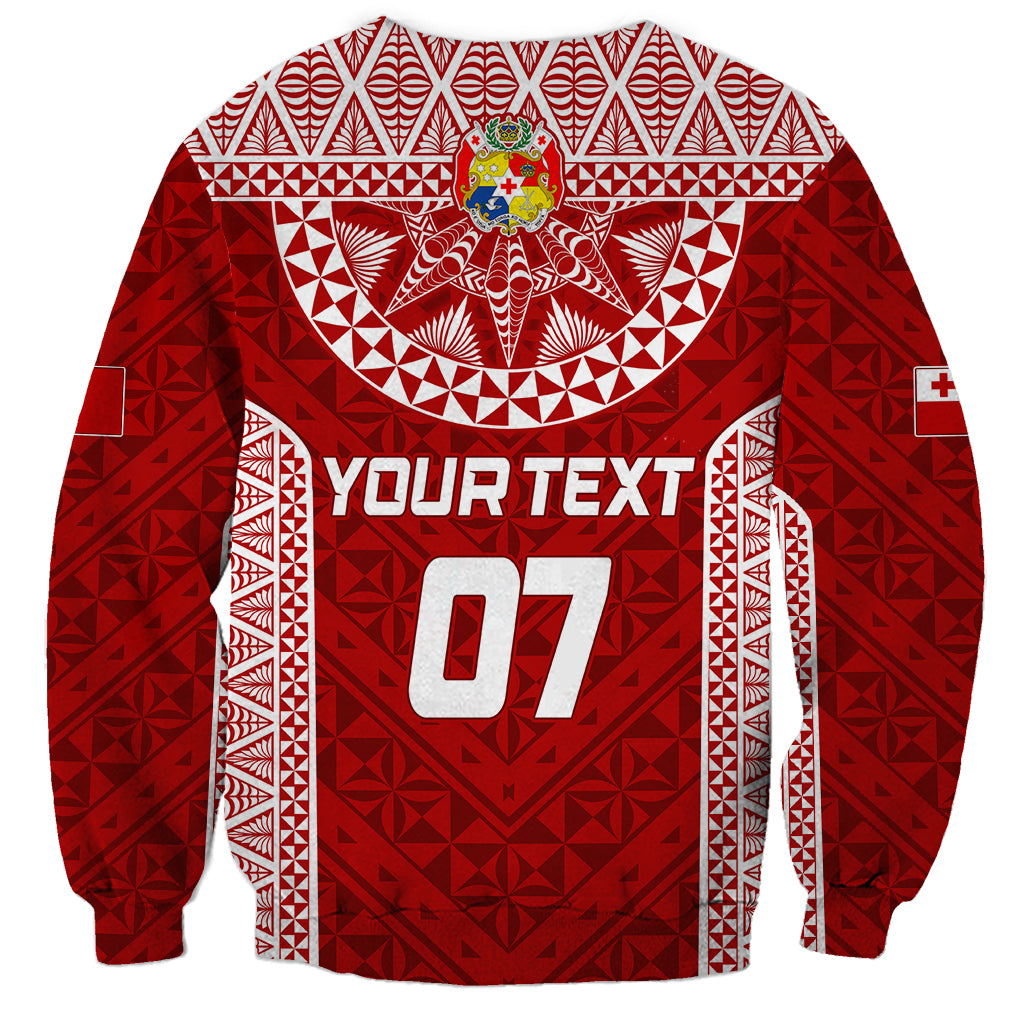Personalised Tonga Rugby Sweatshirt Ikale Tahi Champions World Cup 2023 LT7 - Polynesian Pride