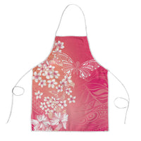 Dreamy Butterfly Polynesian - Breast Cancer Awareness Apron Floral Vibes