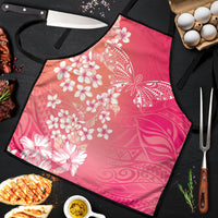 Dreamy Butterfly Polynesian - Breast Cancer Awareness Apron Floral Vibes