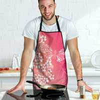 Dreamy Butterfly Polynesian - Breast Cancer Awareness Apron Floral Vibes