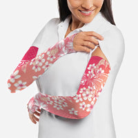 Dreamy Butterfly Polynesian - Breast Cancer Awareness Arm Sleeves Floral Vibes