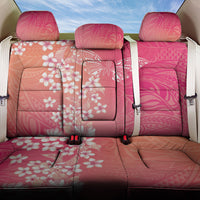Dreamy Butterfly Polynesian - Breast Cancer Awareness Back Car Seat Cover Floral Vibes