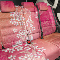 Dreamy Butterfly Polynesian - Breast Cancer Awareness Back Car Seat Cover Floral Vibes