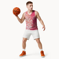 Dreamy Butterfly Polynesian - Breast Cancer Awareness Basketball Jersey Floral Vibes