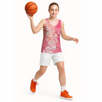 Dreamy Butterfly Polynesian - Breast Cancer Awareness Basketball Jersey Floral Vibes