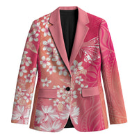 Dreamy Butterfly Polynesian - Breast Cancer Awareness Blazer Floral Vibes