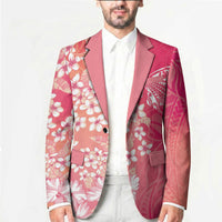 Dreamy Butterfly Polynesian - Breast Cancer Awareness Blazer Floral Vibes
