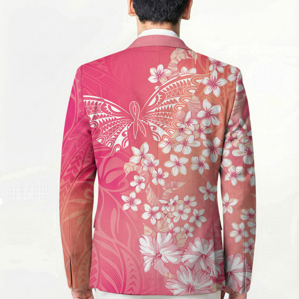 Dreamy Butterfly Polynesian - Breast Cancer Awareness Blazer Floral Vibes