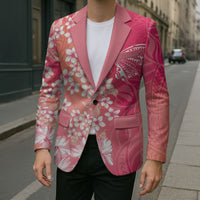 Dreamy Butterfly Polynesian - Breast Cancer Awareness Blazer Floral Vibes