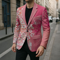Dreamy Butterfly Polynesian - Breast Cancer Awareness Blazer Floral Vibes