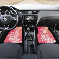 Dreamy Butterfly Polynesian - Breast Cancer Awareness Car Mats Floral Vibes