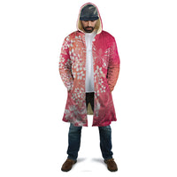 Dreamy Butterfly Polynesian - Breast Cancer Awareness Cloak Floral Vibes