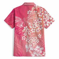 Dreamy Butterfly Polynesian - Breast Cancer Awareness Hawaiian Shirt Floral Vibes