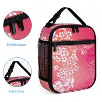 Dreamy Butterfly Polynesian - Breast Cancer Awareness Lunch Bag Floral Vibes