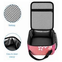 Dreamy Butterfly Polynesian - Breast Cancer Awareness Lunch Bag Floral Vibes