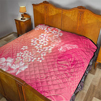 Dreamy Butterfly Polynesian - Breast Cancer Awareness Quilt Floral Vibes