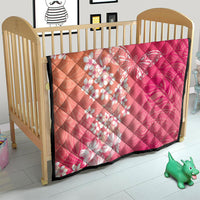 Dreamy Butterfly Polynesian - Breast Cancer Awareness Quilt Floral Vibes