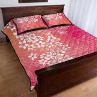 Dreamy Butterfly Polynesian - Breast Cancer Awareness Quilt Bed Set Floral Vibes