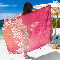 Dreamy Butterfly Polynesian - Breast Cancer Awareness Sarong Floral Vibes