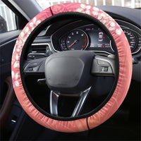 Dreamy Butterfly Polynesian - Breast Cancer Awareness Steering Wheel Cover Floral Vibes