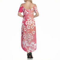 Dreamy Butterfly Polynesian - Breast Cancer Awareness Summer Maxi Dress Floral Vibes