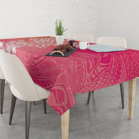 Dreamy Butterfly Polynesian - Breast Cancer Awareness Tablecloth Floral Vibes
