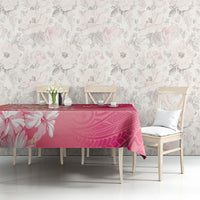 Dreamy Butterfly Polynesian - Breast Cancer Awareness Tablecloth Floral Vibes