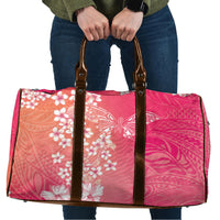 Dreamy Butterfly Polynesian - Breast Cancer Awareness Travel Bag Floral Vibes