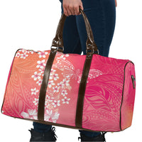 Dreamy Butterfly Polynesian - Breast Cancer Awareness Travel Bag Floral Vibes