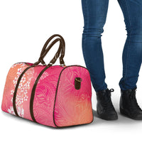Dreamy Butterfly Polynesian - Breast Cancer Awareness Travel Bag Floral Vibes