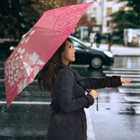 Dreamy Butterfly Polynesian - Breast Cancer Awareness Umbrella Floral Vibes