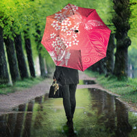 Dreamy Butterfly Polynesian - Breast Cancer Awareness Umbrella Floral Vibes