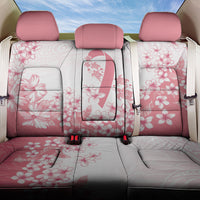 Breast Cancer Awareness Polynesian Back Car Seat Cover Floral Pink Ribbon