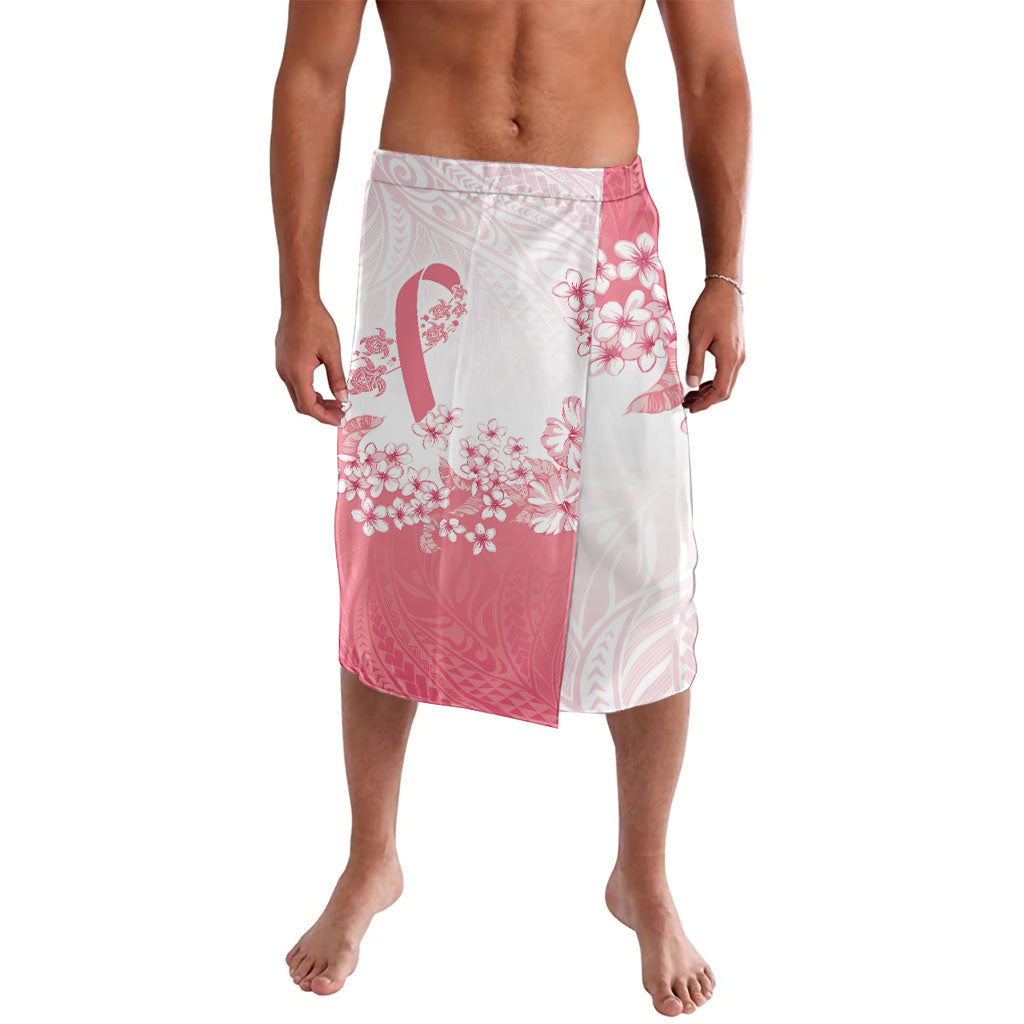 Breast Cancer Awareness Polynesian Lavalava Floral Pink Ribbon